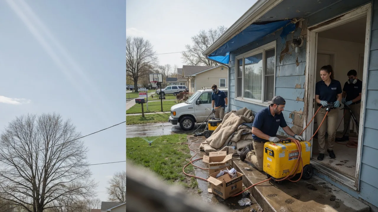 Basement Flood Cleanup in Rossville, IN near me